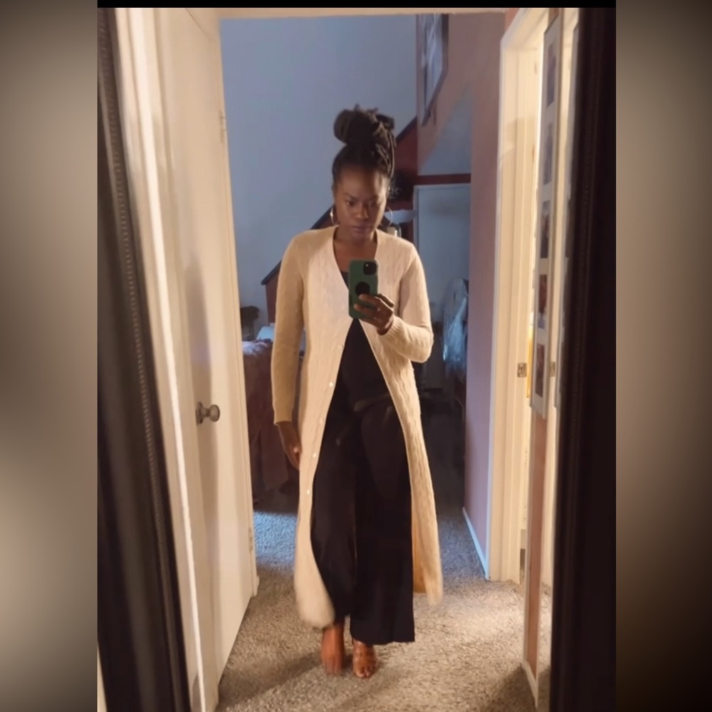 Ralph Lauren 100% CASHMERE sweater duster/dress